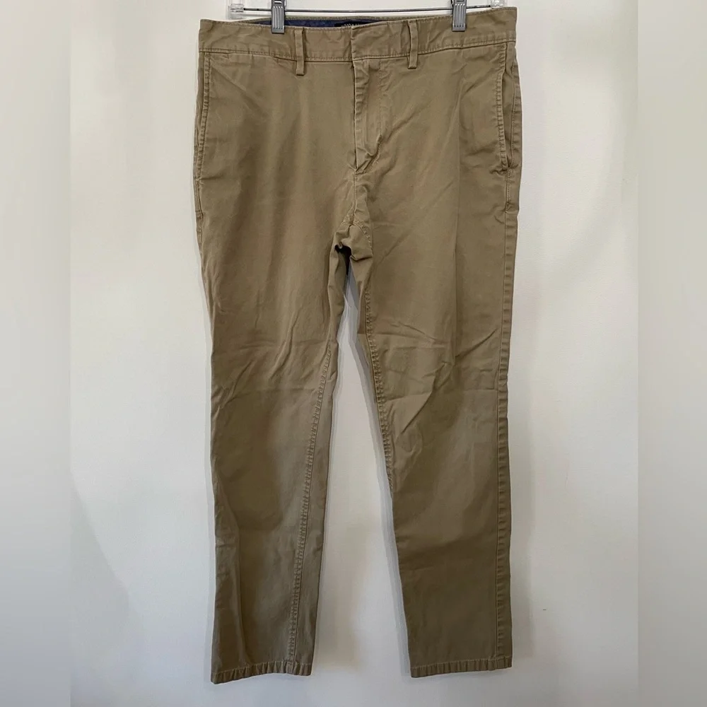 Banana Republic Pants Beige Fulton Chino Khakis Workwear Slim Men’s 32x32